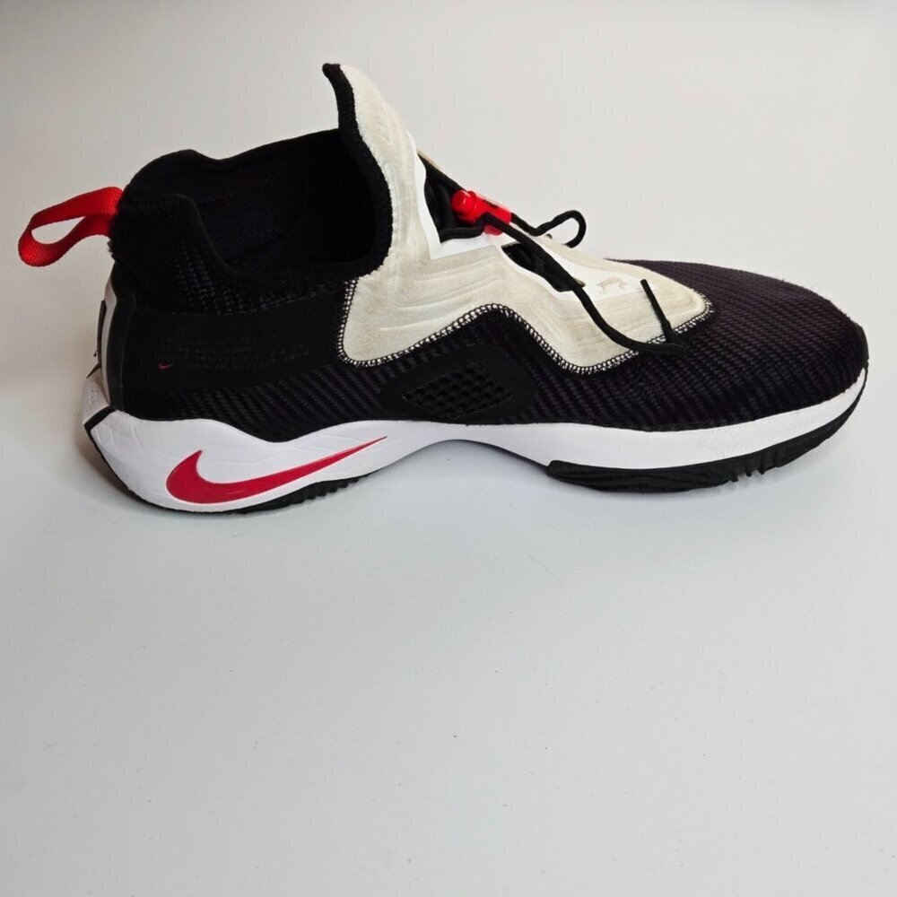 Nike LeBron Soldier 14 Black White Red Mens Sneaker Shoes Sz 14 CK6024-002
